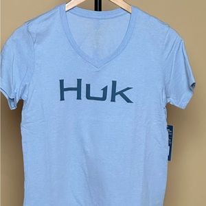 Huk v neck woman tshirt size xsmall